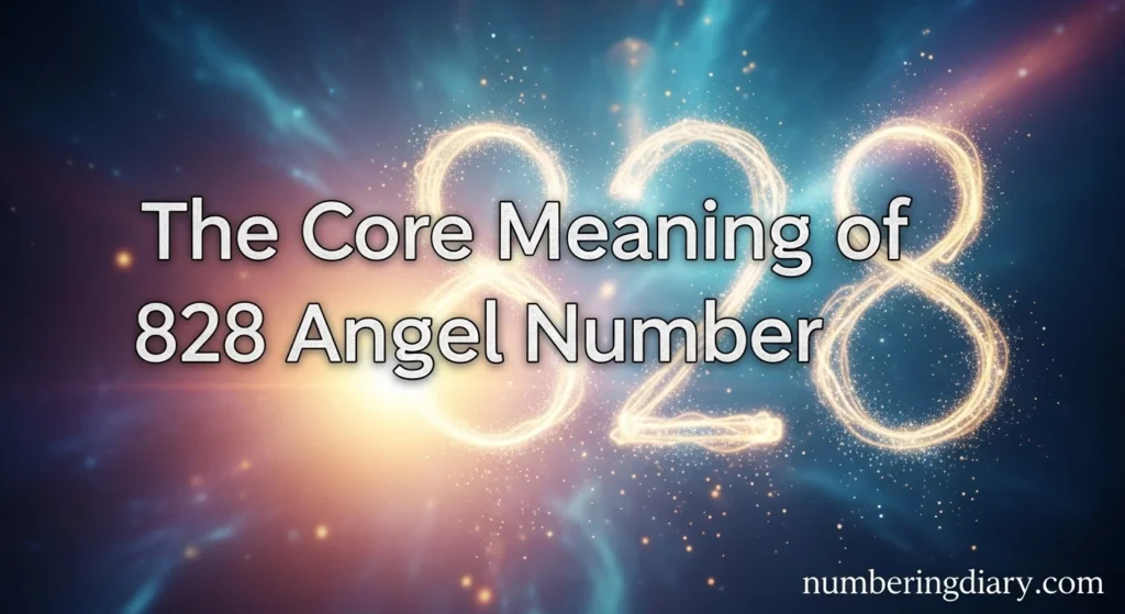 The Core Meaning of 828 Angel Number
