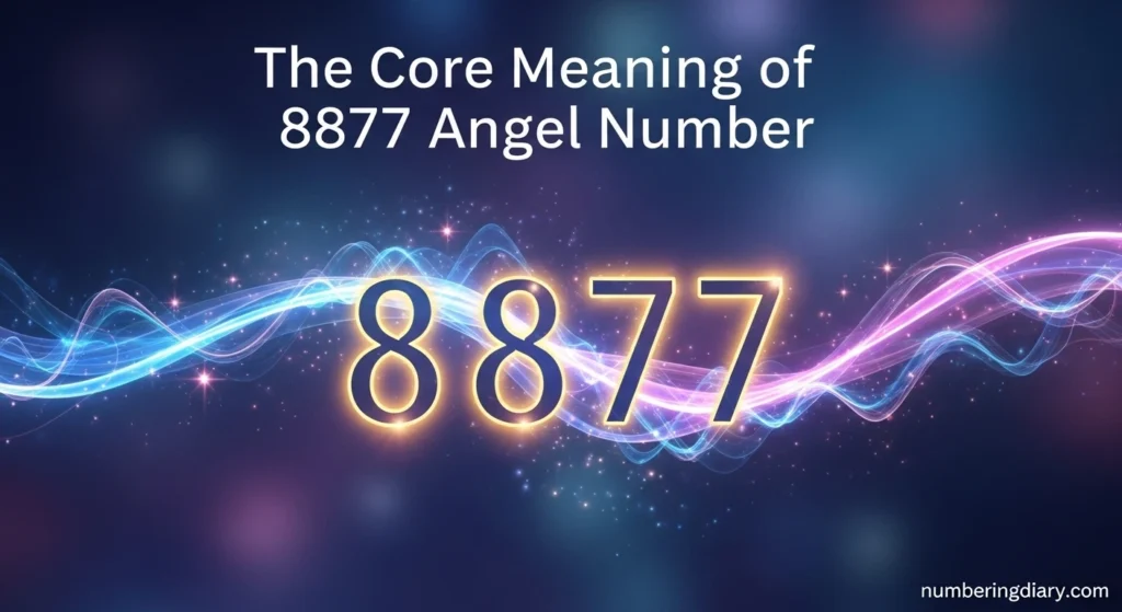 The Core Meaning of 8877 Angel Number