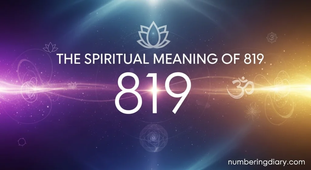 The Spiritual Meaning of 819