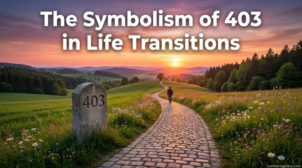 The Symbolism of 403 in Life Transitions