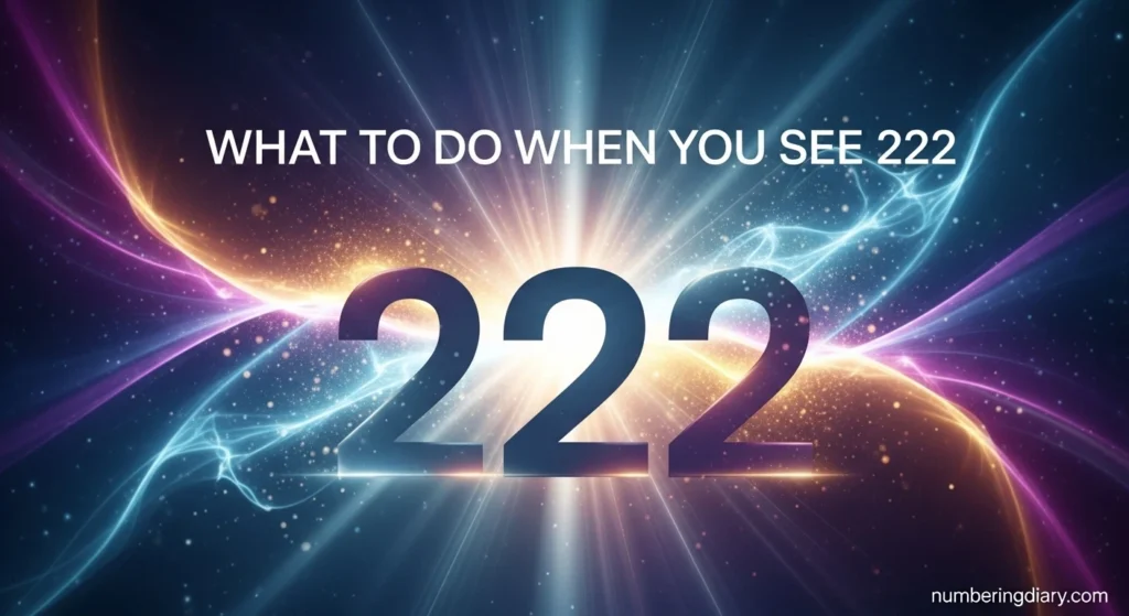 What to Do When You See 222