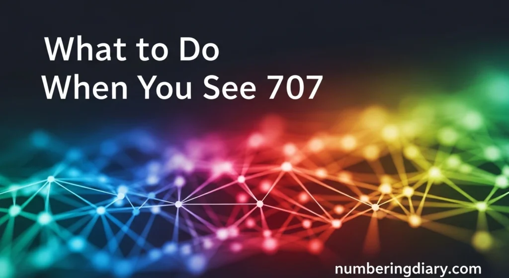 What to Do When You See 707