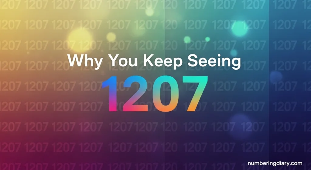 Why You Keep Seeing 1207