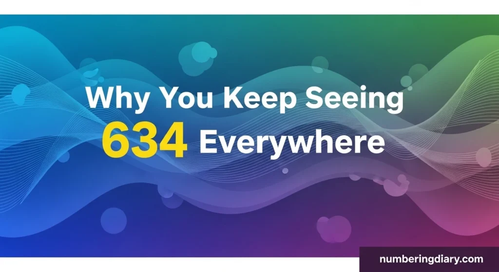 Why You Keep Seeing 634 Everywhere